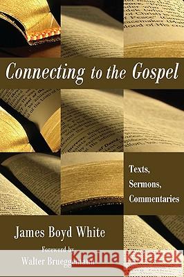 Connecting to the Gospel James Boyd White Walter Brueggemann 9781608991358 Wipf & Stock Publishers