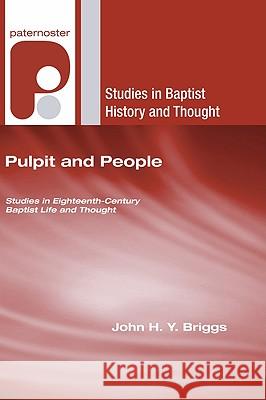 Pulpit and People Briggs, John H. Y. 9781608991648 Wipf & Stock Publishers