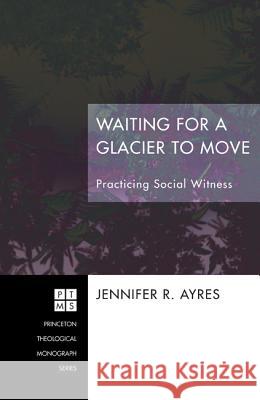 Waiting for a Glacier to Move: Practicing Social Witness Jennifer R. Ayres 9781608991976 Pickwick Publications