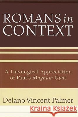 Romans in Context Delano Vincent Palmer 9781608997541 Resource Publications