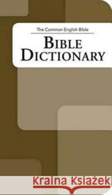 The Common English Bible: Bible Dictionary   9781609260248 0