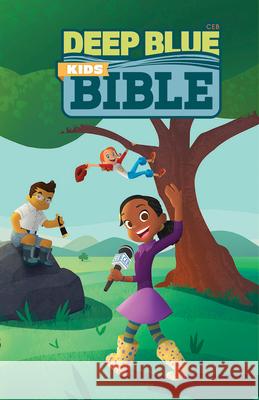 Ceb Deep Blue Kids Bible Wilderness Trail Paperback  9781609262198 Common English Bible