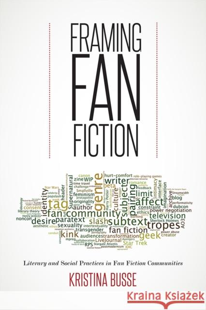 Framing Fan Fiction: Literary and Social Practices in Fan Fiction Communities Kristina Busse 9781609385149 University of Iowa Press