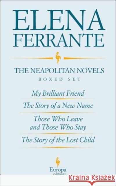 The Neapolitan Novels Boxed Set  9781609455057 Europa Editions