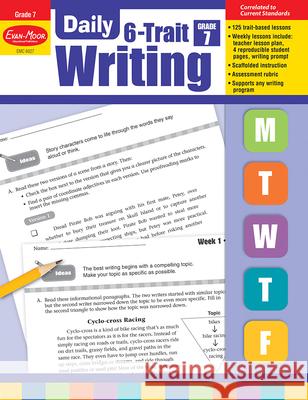 Daily 6-Trait Writing, Grade 7 Teacher Edition Evan-Moor Corporation 9781609638795 Evan-Moor Educational Publishers