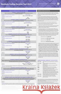 Newborn Coding Decision Tool 2022 American Academy of Pediatrics Committee on Coding and Nomenclature 9781610025546 American Academy of Pediatrics