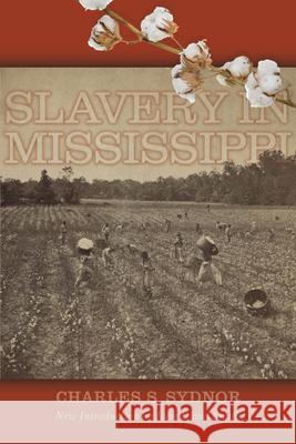 Slavery in Mississippi Charles S. Sydnor John David Smith 9781611173321 University of South Carolina Press