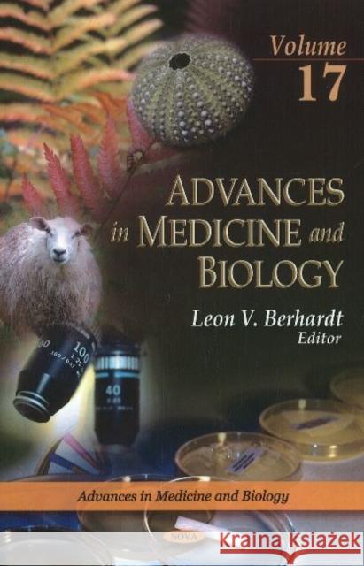 Advances in Medicine & Biology: Volume 17 Leon V Berhardt 9781611227901 Nova Science Publishers Inc