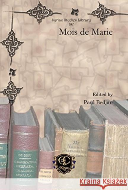 Mois de Marie Paul Bedjan 9781611434040 Gorgias Press