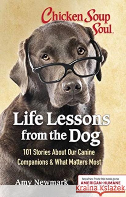 Chicken Soup for the Soul: Life Lessons from the Dog: 101 Tales of Family, Friendship & Fun Amy Newmark 9781611599886 Chicken Soup for the Soul Publishing, LLC