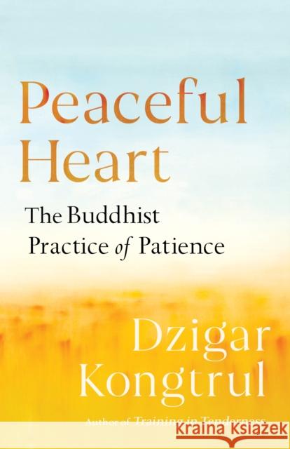 Peaceful Heart: The Buddhist Practice of Patience Dzigar Kongtrul 9781611804645 Shambhala