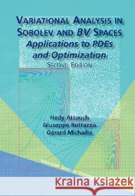 Variational Analysis in Sobolev and BV Spaces Hedy Attouch 9781611973471 CAMBRIDGE UNIVERSITY PRESS