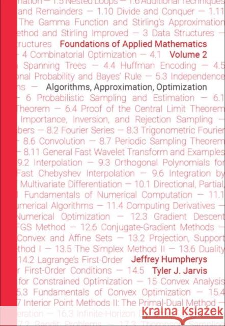 Foundations of Applied Mathematics, Volume 2: Algorithms, Approximation, Optimization Jeffrey Humpherys, Tyler J. Jarvis 9781611976052 Society for Industrial & Applied Mathematics,