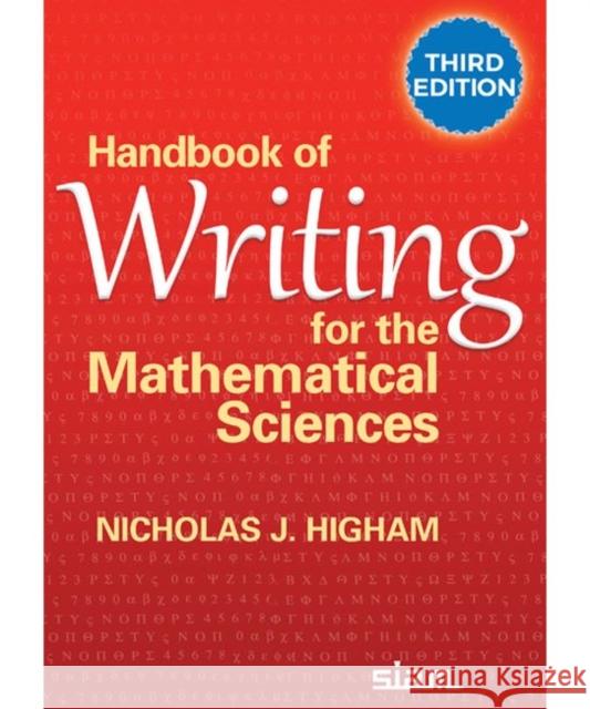 Handbook of Writing for the Mathematical Sciences Nicholas J. Higham 9781611976090 Society for Industrial & Applied Mathematics,