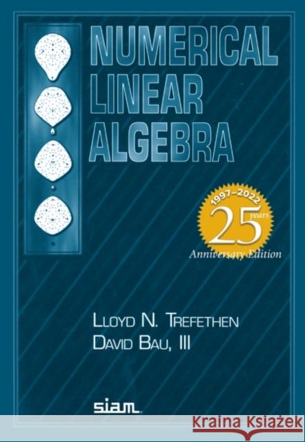 Numerical Linear Algebra Lloyd N. Trefethen David Bau, III  9781611977158