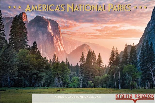 America’s National Parks Deluxe Wall Calendar 2025 Gladstone Media 9781612235394