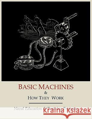 Basic Machines and How They Work Naval Education and Training Program 9781614270874 Martino Fine Books