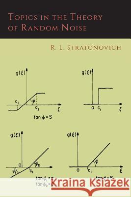 Topics in the Theory of Random Noise [Volume One] R. L. Stratonovich Richard a. Silverman 9781614276708 Martino Fine Books