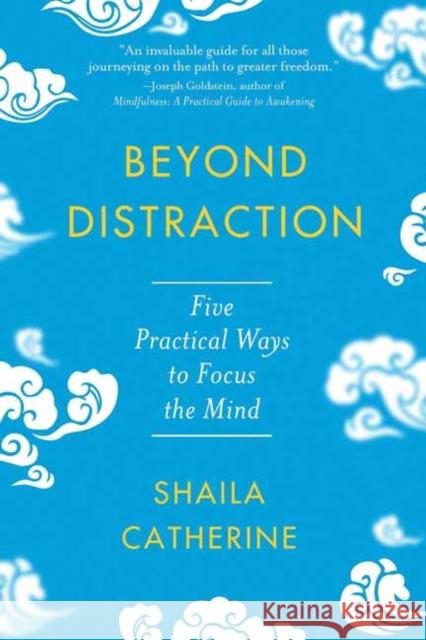 Beyond Distraction: Five Practical Ways to Focus the Mind Shaila Catherine 9781614297871 Wisdom Publications,U.S.