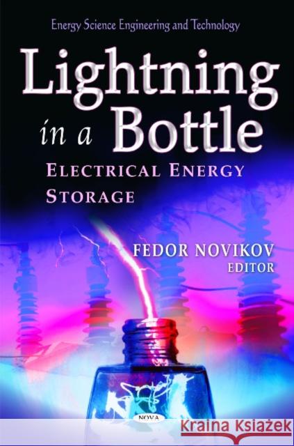 Lightning in a Bottle: Electrical Energy Storage Fedor Novikov 9781614704812 Nova Science Publishers Inc