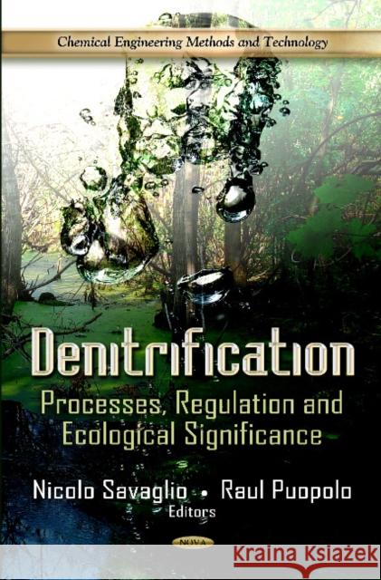 Denitrification: Processes, Regulation & Ecological Significance Nicolo Savaglio, Raul Puopolo 9781614708797 Nova Science Publishers Inc