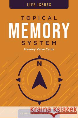 Topical Memory System: Life Issues, Memory Verse Cards: Hide God's Word in Your Heart The Navigators 9781615211272 NavPress Publishing Group