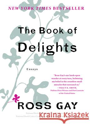 The Book of Delights: Essays Ross Gay 9781616207922 Algonquin Books