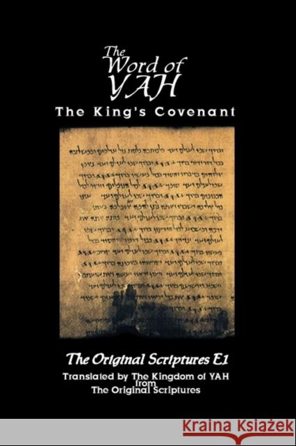The Word of Yah Raphah Bethyah 9781616620004 