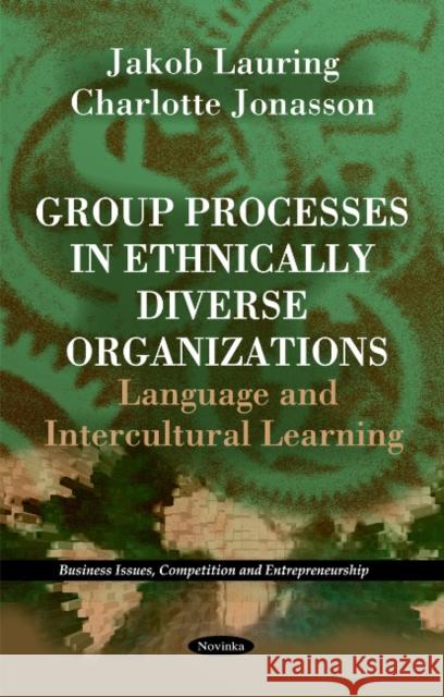 Group Processes in Ethnically Diverse Organizations: Language & Intercultural Learning Jakob Lauring, Charlotte Jonasson 9781616687618