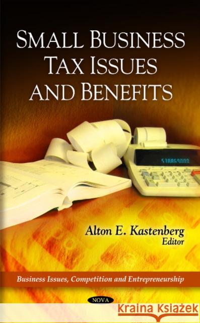 Small Business Tax Issues & Benefits Alton E Kastenberg 9781616688066 Nova Science Publishers Inc