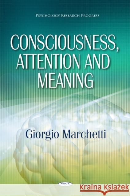 Consciousness, Attention & Meaning Giorgio Marchetti 9781616689605
