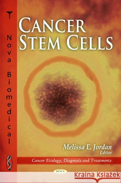 Cancer Stem Cells Melissa E Jordan 9781616689711