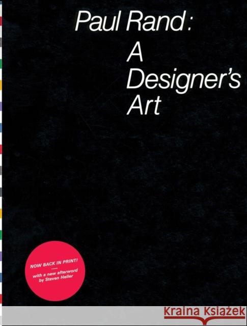 Paul Rand: a Designer's Art Paul Rand 9781616894863 Princeton Architectural Press