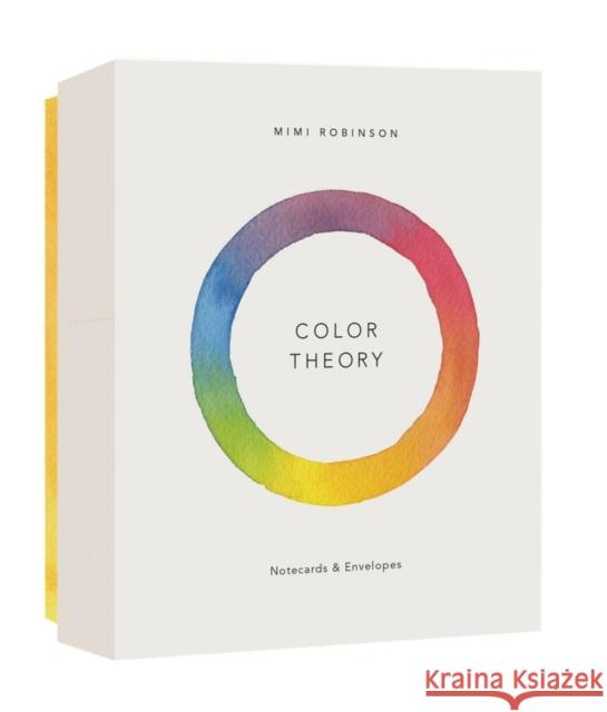 Color Theory Notecards (12 Notecards 6 Designs, 12 Envelopes in a Keepsake Box) Robinson, Mimi 9781616895853 Princeton Architectural Press