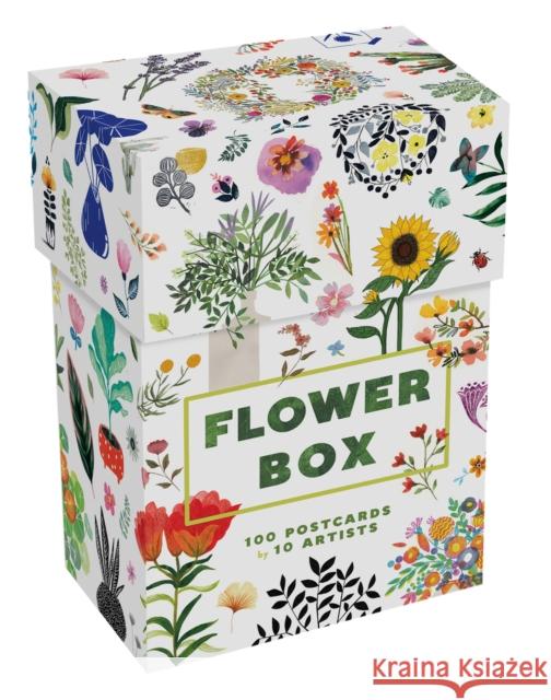 Flower Box Postcards: 100 Postcards by 10 artists  9781616896713 Princeton Architectural Press