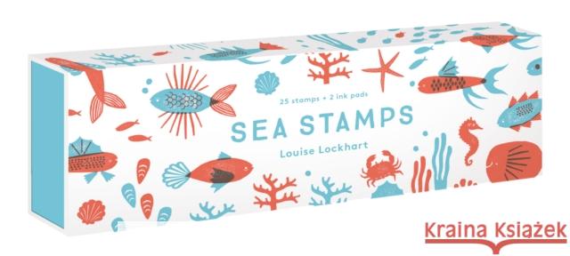 Sea Stamps : 25 stamps + 2 ink pads Lockhart, Louise 9781616898946 Abrams & Chronicle