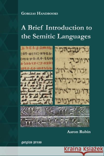 A Brief Introduction to the Semitic Languages Rubin Aaron D 9781617198601 Gorgias Press