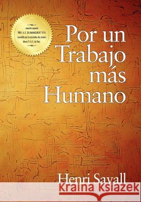 Por un Trabajo mas Humano (PB) Savall, Henri 9781617354595