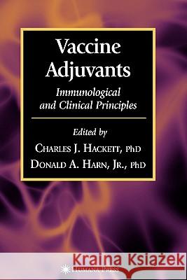 Vaccine Adjuvants Charles J. Hackett Donald A. Har 9781617372407 Springer
