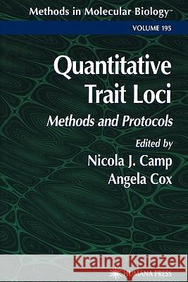 Quantitative Trait Loci: Methods and Protocols Camp, Nicola J. 9781617372544 Springer