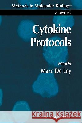 Cytokine Protocols Marc d 9781617372698 Springer