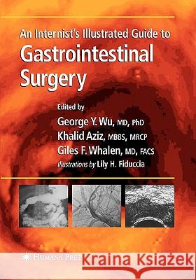 An Internist's Illustrated Guide to Gastrointestinal Surgery George Y. Wu 9781617373114 Springer