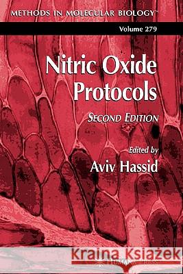 Nitric Oxide Protocols Aviv Hassid 9781617374432 Springer