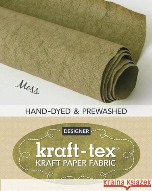 kraft-tex® Roll Moss Hand-Dyed & Prewashed: Kraft Paper Fabric C&T Publishing 9781617458637 C & T Publishing