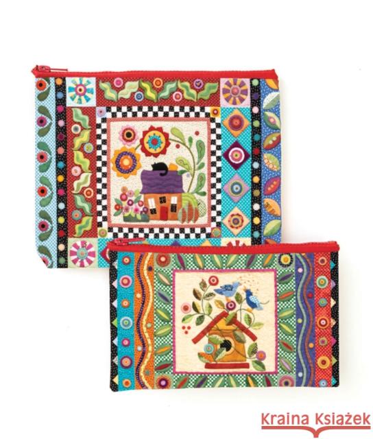 Colorful Creatures Eco Pouch Set Erica Kaprow 9781617459047