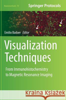 Visualization Techniques: From Immunohistochemistry to Magnetic Resonance Imaging Badoer, Emilio 9781617798962 Humana Press