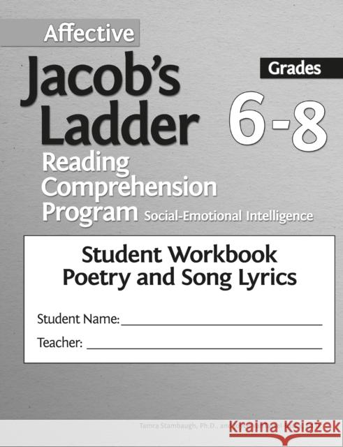 Affective Jacob's Ladder Reading Comprehension Program: Grades 6-8, Student Workbooks, Poetry and Song Lyrics (Set of 5) Tamra Stambaugh Joyce Vantassel-Baska 9781618219565 Routledge