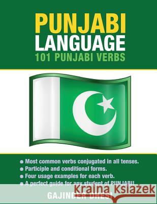 Punjabi Language: 101 Punjabi Verbs Gajinder Dhesi 9781619494121 Preceptor Language Guides