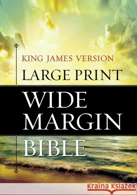 Large Print Wide Margin Bible-KJV Hendrickson Bibles 9781619700895 Hendrickson Bibles