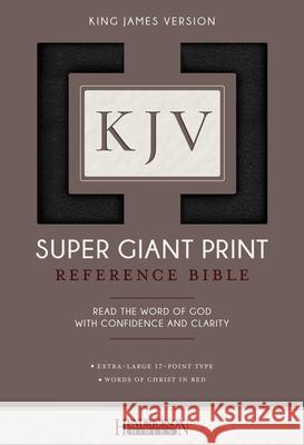 KJV Super Giant Print Bible Hendrickson Bibles 9781619709690 Hendrickson Publishers